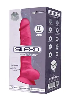 SilexD Model 1 Intimate System 8in Pink Flexible Silicone