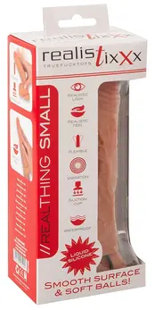 Realistixxx Real Thing Small Silicone Model with Vibration, 18.6 cm