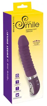 Sweet Smile Grejući Meki Vibrator 12 Režima Silikon Vodootporan 23.5cm