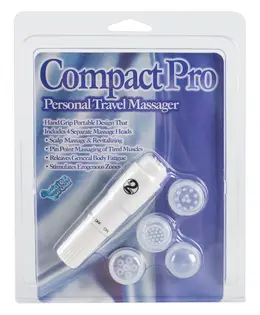 You2Toys Compact Pro White Multi-Function Mini Massager 10 cm