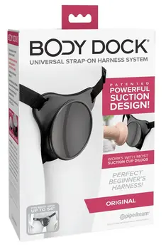 Pipedream Body Dock Original Harness - Podesivi remen sistem, Crni