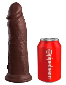 King Cock Elite KCE 8 Dual Density Intimate Model Brown 22cm Silicone