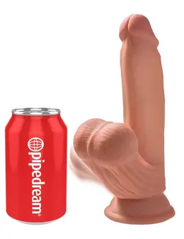 King Cock Plus 7” Triple Density Model with Swinging Feature Tan