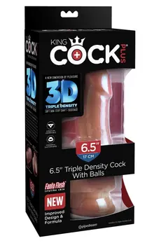 King Cock Plus 6.5” TDC Tan Intimate Machine with Suction Base