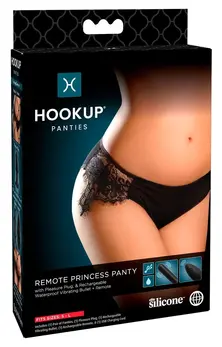 HookUp Panties Remote Princess S-L Lace Briefs with Wireless System