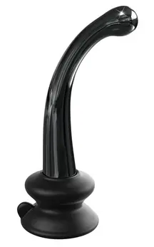 Pipedream Icicles br. 87 zakrivljeni stakleni model sa uklonjivom usisnom čašicom 15,5 cm