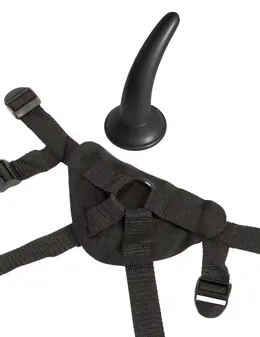 FFSLE The Pegger Adjustable Strap-On Set with Curved Suction Cup Attachment 12cm