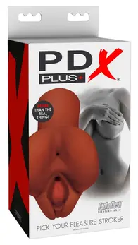 PDX Plus intimni ručni sistem Dual Channel Fanta Flesh 16,5 cm