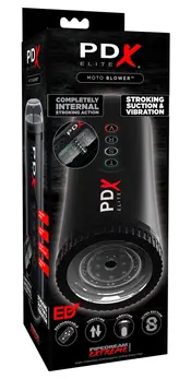 PDX Elite Moto Blower Automatski intimni uređaj crni 22.5cm