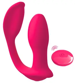 Pipedream Threesome Double Ecstasy Remote Silicone Dual Stimulator 14.1cm