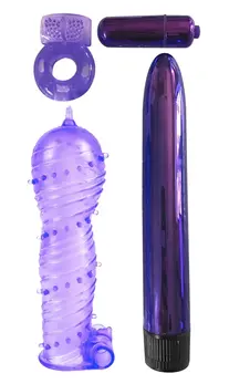 CalExotics Ultimate Pleasure Couples Kit 4-Piece Multi-Function Set
