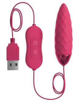OMG! Bullets Fun Intense 20-Mode Silicone Vibration Device Pink 7.6cm