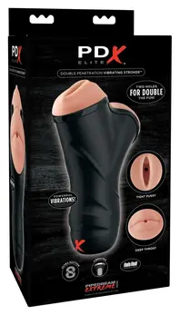 Pipedream PDX Double Entry Vibrirajući intimni uređaj 22.5 cm