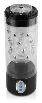 Pipedream PET Roto-Bator Clear/Black Rotating Intimate Device 24.2cm