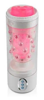 Pipedream Roto-Bator White/Pin Rotating Intimate Device 24.1cm