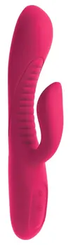 Ultimate Rabbits No.2 Pink Dual-Motor Silicone Model 22.2 cm