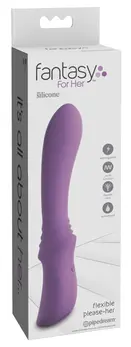FemmeFunn Flexible Intimate Massager Rechargeable Purple 18.5cm