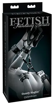 FFSLE Cumfy Hogtie Black Adjustable Padded Restraint Set