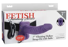 Fetish Fantasy Series 7 Vibro Hollow Adjustable Strap-On 18.9cm Beige