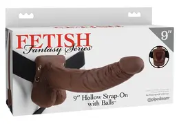 Fetish Fantasy Series 9” Hollow Strap-On sa Podesivim Pojasom, PVC