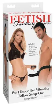 FFSFHOH Vibrirajući Hollow Strap-On Sistem sa Podesivim Pojasom 17cm