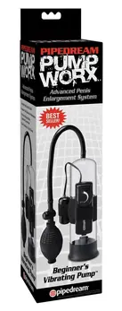 Pipedream Početna Vibrirajuća Pumpa Transparentna 22cm Multi-Brzinski Sistem