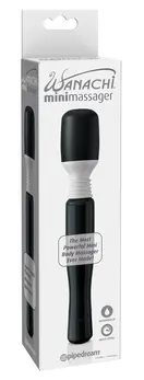 Pipedream Wanachi Mini Masažer Crni Multi-Brzinski 21cm Kompaktni Wand