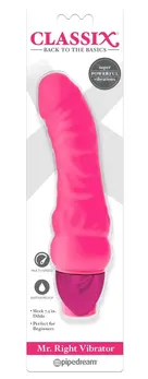 Mr. Right Pink Multi-Brzinski Vibrirajući Intimni Uređaj 19cm TPE/ABS
