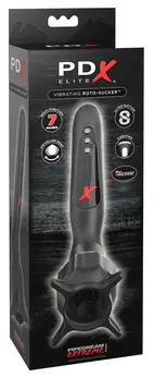 Pipedream PDX Elite Roto-Sucker Vibrantni Glans Stimulator 26cm Crni