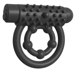 FCR RC Performance Pro Silicone Dupli Prsten sa Daljinskim Upravljanjem 10 Režima Crni