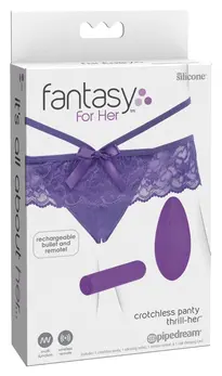 Fifty Shades of Grey Thrill-He Lace Panty Set with Remote-Control Bullet