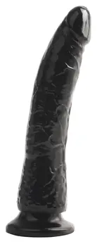 BRW Slim Seven Dark Intimate Machine with Suction Cup 20.5 cm PVC
