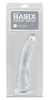 BRW Slim Seven Transparent Model with Suction Base 20.5 cm