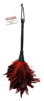 FFS Frisky Perjani prašak za intimne senzacije 35.6 cm Crna