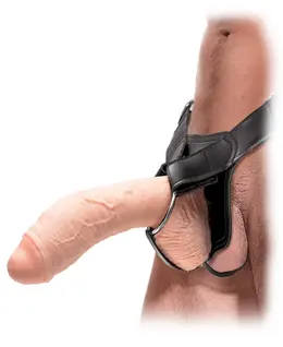 Fetish Fantasy Extreme Hollow Strap-On Adjustable 26cm Black