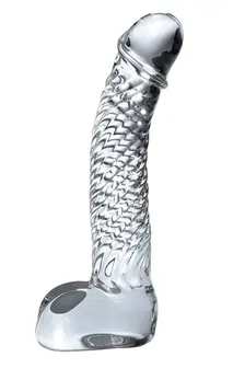 Pipedream Icicles No. 61 Stakleni intimni masažer 16.5cm Transparentan