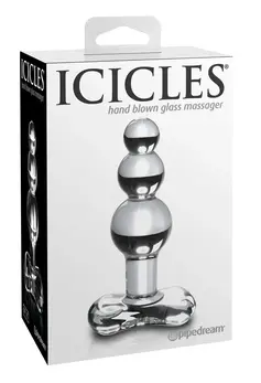 Pipedream Icicles No. 47 Providni stakleni čep 10.5cm Hipoalergenski