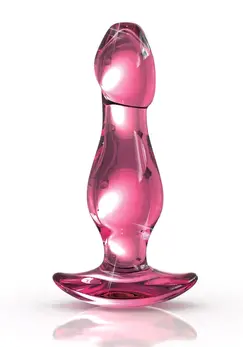 Pipedream Icicles No. 73 Pink Premium Glass Plug 11 cm