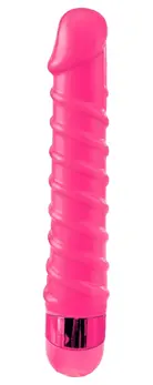 Pipedream Classix Candy Twirl Vibrating Device Pink 16.2 cm Waterproof