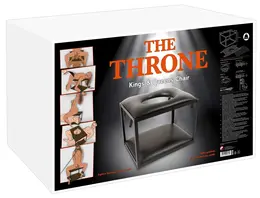 You2Toys The Throne Bondage Chair Set with Accessories, Black, 48.5x38.5x30.5cm
