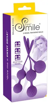 Sweet Smile Kegel Training Set 3-Piece Silicone Pelvic Floor Balls