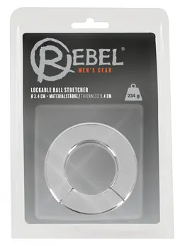 You2Toys Magnetic Stainless Steel Ball Ring 14 mm, Silver, 234g