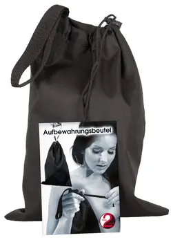You2Toys Black Storage Bag with Loop 24x35 cm Polyester