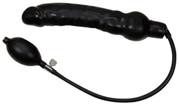You2Toys Blow Me Up Inflatable Latex Model Black 25cm Adjustable Size