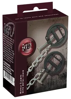 You2Toys Adjustable Nipple Clamps with Lightweight Metal Chain 44cm