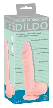 You2Toys Liquid Silicone Model 21 cm with Suction Cup, Skin Tone