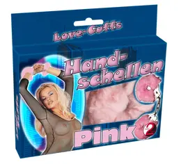 You2Toys Love Cuffs Pink - Plush-Covered Restraint with Keys