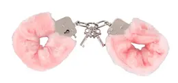 You2Toys Love Cuffs Pink - Plush-Covered Restraint with Keys