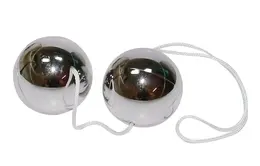 You2Toys Silver Weighted Love Balls - Pelvic Floor Trainer 23cm