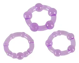 You2Toys Get Hard Intimate Ring Set Lilac - 3-Piece Silicone System